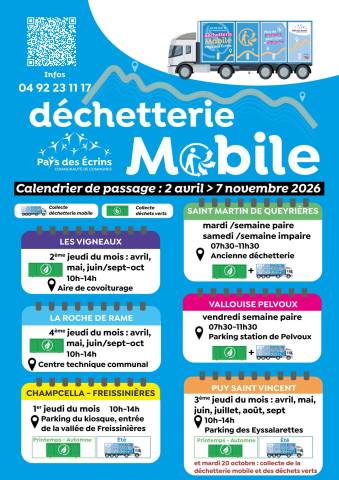 calendrier 2026 DECHETTERIE MOBILE web