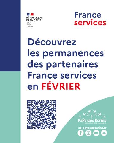 Visuel permanences France services