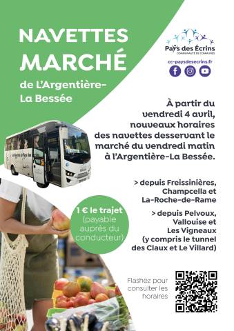 AFFICHE NAVETTES MARCHÉ 2025