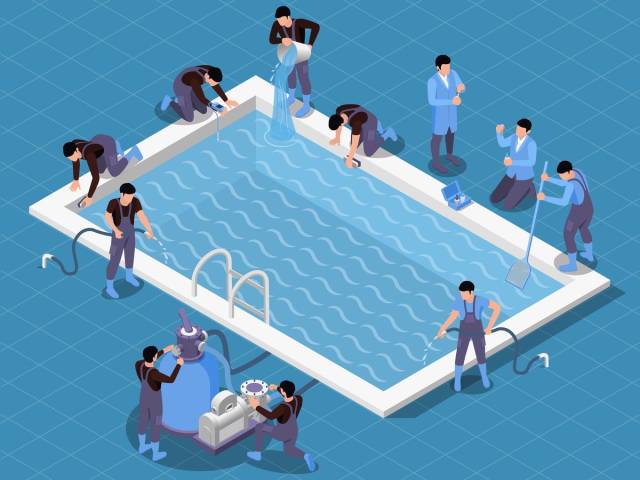Fermeture de la piscine