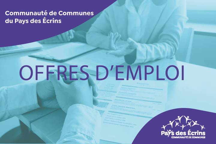 La communauté de Communes recrute
