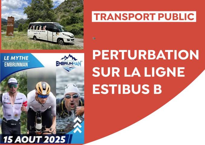 Info perturbations ESTIBUS Ligne B