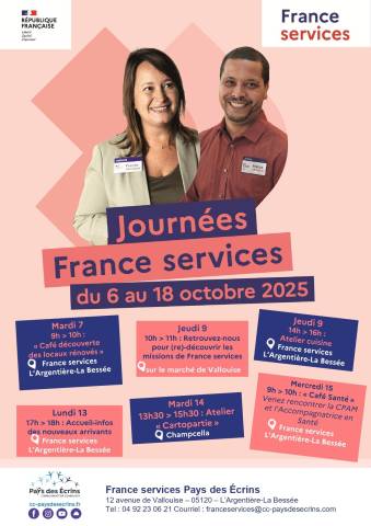 affiche Journées France services 2025