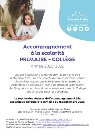 affiche rentrée CLAS 2025