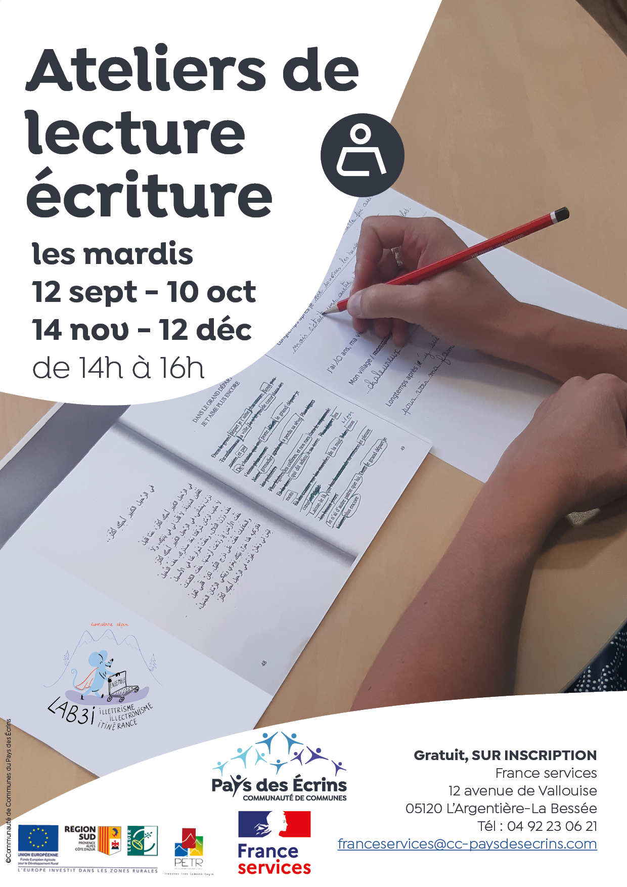 Affiche lab3i ecriture