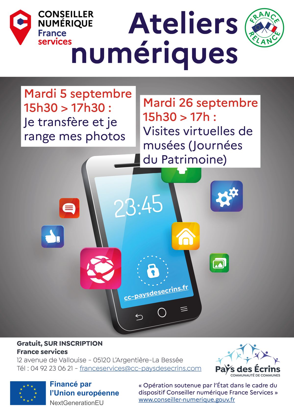 Affiches ateliers CONSEILLERS NUMERIQUES sept web