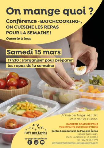 AFFICHE cuisiner pour la semaine web